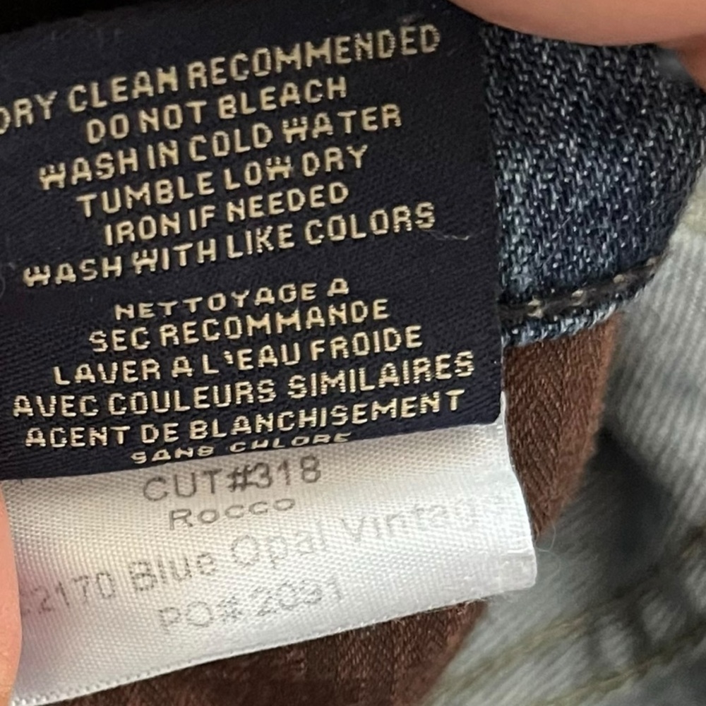 Fidelity Denim Rocco Slim Jeans Size 25 Blue Stretch - Picture 14 of 16